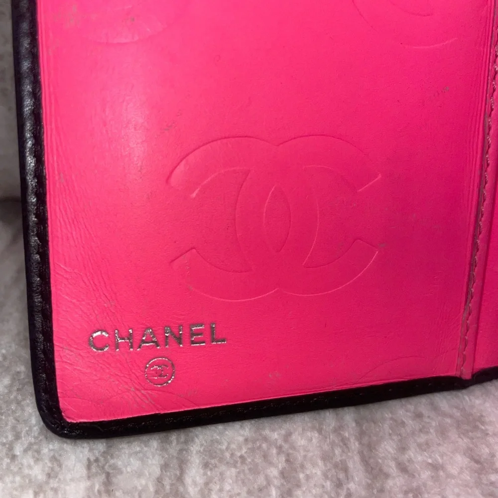 Chanel Cambon Pink Interior BiFold Wallet WITH COA - Picture 7 of 14